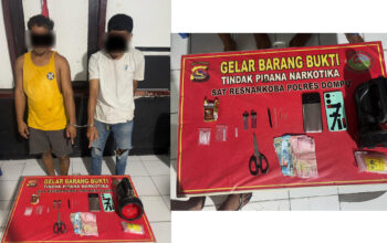 Digerebek di Malam Hari, Dua Pria Diduga Pengedar Sabu Diringkus Polisi di Doromelo