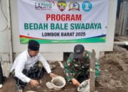 Kodim 1606 Mataram dan Lazdazi Bedah Rumah Warga Jatisela