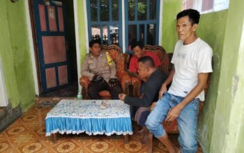 Bhabinkamtibmas Desa Cempi Jaya Ajak Warga Waspada dan Dukung Ketahanan Pangan