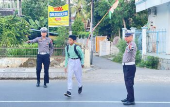 Satlantas Polres Bima Kota Gelar Rawan Pagi, Atur Lalu Lintas Demi Kelancaran dan Keselamatan Pengguna Jalan