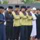 Personel Polres Bima Kota Laksanakan Sholat Idul Adha di Halaman Mako