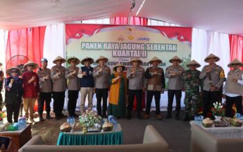 Grownbreaking Pembangunan Gudang Jagung di Moyo Utara, Polres Sumbawa Pastikan Kegiatan Berjalan Aman