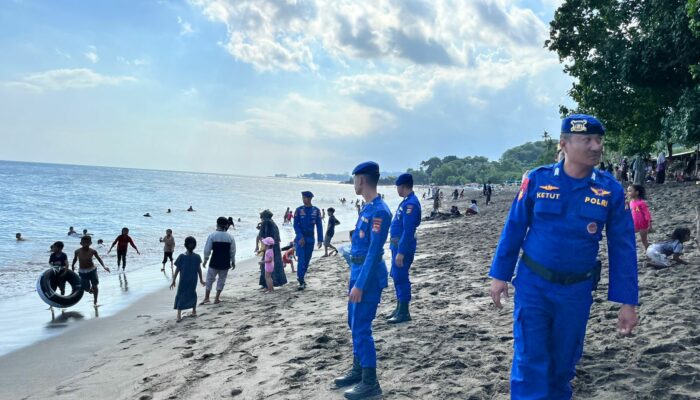 Tingkatkan Kamtibmas di Kawasan Wisata Pantai, Ditpolairud Polda NTB Gelar Patroli Laut secara Masif