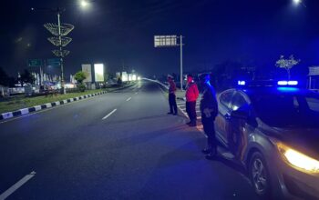 Patroli Blue Light Polsek Kediri Jaga Keamanan Jalan Umum BIL, Cegah Kriminalitas dan Balap Liar