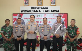 Polres Sumbawa Gelar Donor Darah dalam Rangka HUT Bhayangkara ke-79
