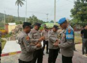 Tegakkan Disiplin, Polsek Manggelewa Gelar Operasi Gaktibplin Internal