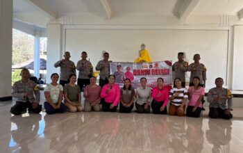 Sambut Hari Bhayangkara ke-79 Polsek Tanjung Gelar Bakti Religi