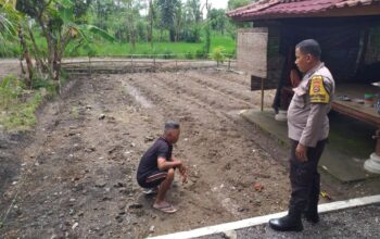 Bhabinkamtibmas Kuripan Timur Dorong Warga Dukung Ketahanan Pangan Nasional
