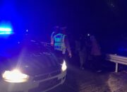 Patroli Malam Satlantas Polres Lombok Barat Jaga Ketertiban Arus Lalu Lintas dan Cegah Balap Liar