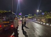 Polsek Gerung Intensifkan Patroli Malam di Jalur Bypass BIL Lombok Barat
