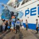 Polsek Kawasan Pelabuhan Laut Bima Amankan Proses Embarkasi dan Debarkasi Kapal KM. AWU di Pelabuhan Bima