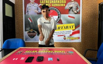 Kerap Edarkan Sabu, Pria di Tanjung Menangis Diringkus Satresnarkoba Polres Sumbawa
