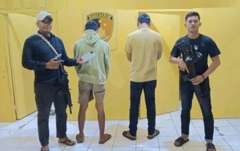 Team Opsnal Polsek Sape Polres Bima Kota Amankan Terduga Pelaku Pencurian Handphone di Kantor Polisi