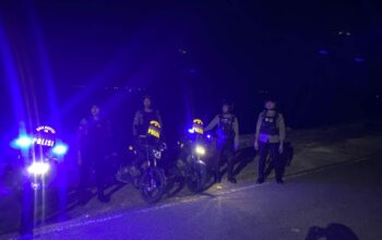 Pastikan Kondusifitas Wilayah dan Antisipasi Aksi Begal, Kasus 3C Satsamapta Polres Bima Gencarkan Patroli KRYD malam