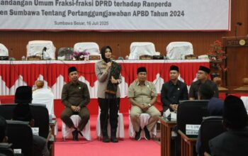 Rapat Paripurna ke-III DPRD Kabupaten Sumbawa: Jawaban Bupati atas Pandangan Fraksi-fraksi Terkait Pertanggungjawaban Pelaksanaan APBD 2024