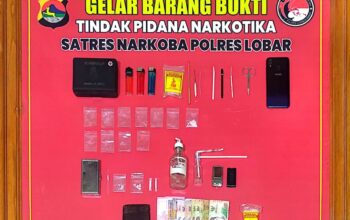 Satresnarkoba Bongkar Peredaran Sabu di Dusun Nyiur Lembang, Lombok Barat