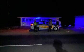 Polsek Kediri Intensifkan Patroli Blue Light di Bypass BIL dan Keling