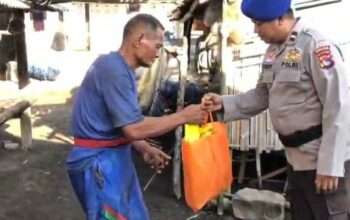 Ditpolairud Polda NTB Salurkan Paket Sembako, Dana Hasil Program “Sedekah Rp1.000 Per Hari”