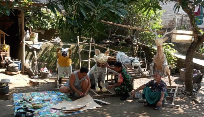 Semarak Persiapan Gawe Gubuk Sedesa Peteluan Indah Dimulai