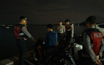 Sat Samapta Polres Lombok Utara Lakukan Patroli Dialogis Antisipasi Potensi Gangguan