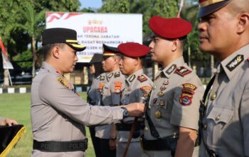 Polres Lombok Barat Gelar Sertijab, Tiga Pejabat Strategis Resmi Berganti