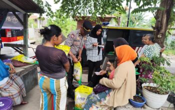 Polres Lombok Utara Bersama Bulog Gelar Gerakan Pangan Murah di Empat Kecamatan