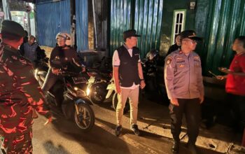 Patroli Gabungan Polsek Kediri, TNI, dan Forkopincam Jaga Kamtibmas Lombok Barat
