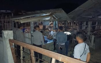 Polsek Gerung Perkuat Patroli Malam di Kebon Ayu dan Gerung Selatan