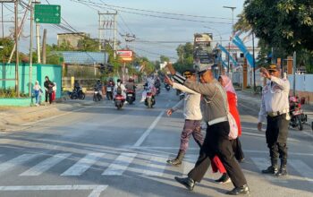 Sat Lantas Polres Bima Kota Laksanakan Rawan Pagi, Hadirkan Rasa Aman Bagi Pengguna Jalan