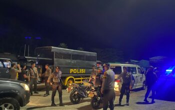 Sinergi Polisi dan Warga: Patroli Preventif di Kecamatan Gerung Jaga Kondusifitas