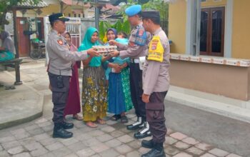 Program Telur Polsek Kediri Dapat Dukungan Pemuda Desa Gelogor, Wujudkan Zero Stunting