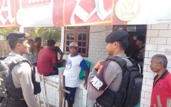 Sat Samapta Polres Bima Kota Gelar Patroli Dialogis, Ajak Warga Jaga Kamtibmas