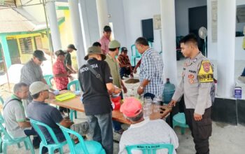 Bhabinkamtibmas Desa Maluk Dampingi Pelatihan Pengelolaan Ekosistem Pertanian Sehat Ramah Lingkungan Berkelanjutan (PSRLB)
