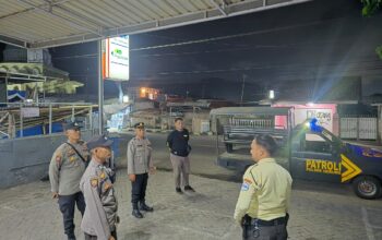Kapolsek Gerung Pimpin Patroli Malam, Fokus Antisipasi 3C di Lombok Barat