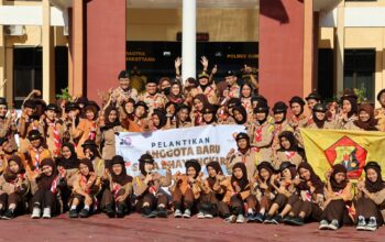 Kapolres Sumbawa Pimpin Pengukuhan Anggota Saka Bhayangkara Tahun 2025, Siap Cetak Duta Kamtibmas