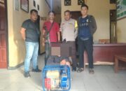 Polsek Langgudu Amankan Terduga Pelaku Pencurian Mesin Pompa Air di Desa Kangga