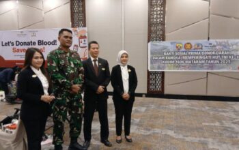 Kebersamaan TNI, Masyarakat dan Hotel Santika di Mataram