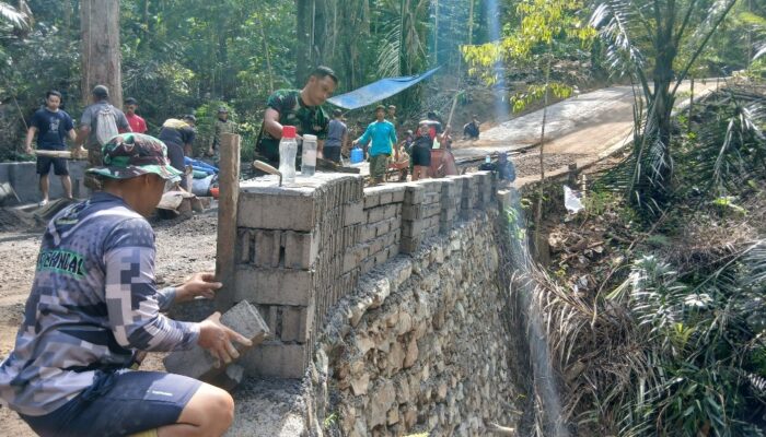 TMMD Kodim 1606 Mataram Kokohkan Infrastruktur Pedesaan