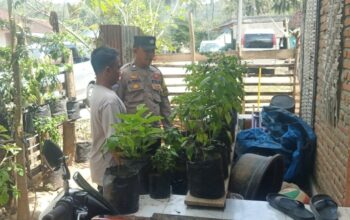 Polri Ajak Warga Desa Taman Baru Manfaatkan Pekarangan untuk Ketahanan Pangan