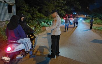 Ciptakan Kondisi Aman dan Nyaman, Polsek Maluk Tingkatkan KRYD di Wilayahnya