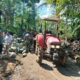 Traktor Modifikasi Jadi Andalan Angkut Material TMMD ke-126
