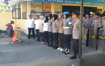 Personel Polres Sumbawa Barat Gelar Latihan Dalmas, Tingkatkan Kesiapsiagaan dan Ketahanan di Lapangan
