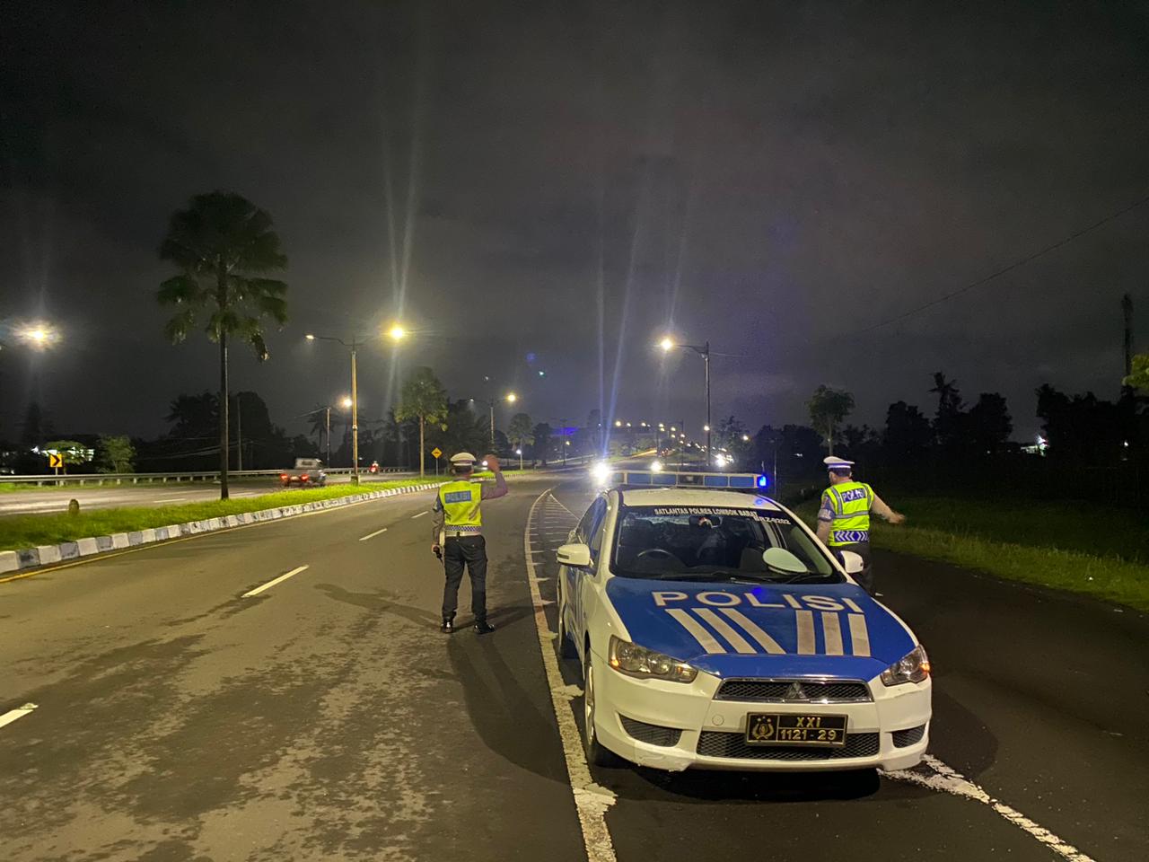 Patroli Polisi di Lombok Barat Tekan Kejahatan Jalanan