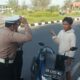 Sat Lantas Polres Lombok Barat Gencarkan Gatur Pagi di Bundaran GMS