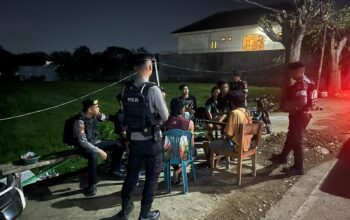 ‎ Sat Samapta Polres Bima Kota Gelar Patroli Dialogis, Ajak Warga Jaga Kamtibmas