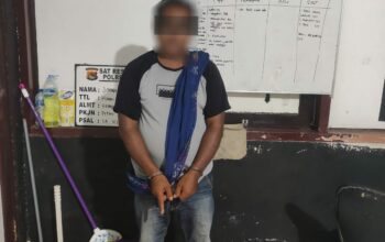 SATRESNARKOBA POLRES DOMPU RINGKUS SEORANG PENGEDAR SABU DI DESA TAMBORA