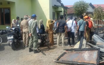 Garasi Motor Hangus Terbakar, Empat Unit Sepeda Motor Hangus 