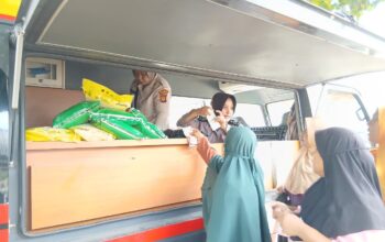Polres Bima Kota Gelar Bazar Beras Murah, Dukung Ketahanan Pangan Lokal
