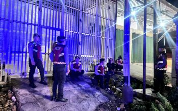 Unit Turjawali Sat Samapta Polres Bima Kota Gelar Patroli Blue Light di Kelurahan Paruga dan Dara