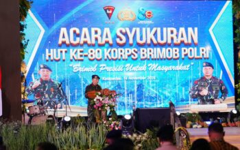 Hadiri Syukuran HUT ke-80 Brimob, Kapolri Apresiasi Peran Brimob dukung Program Pemerintah